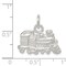 Sterling Silver Train Charm Locomotive Pendant Jewelry 22mm x 12mm